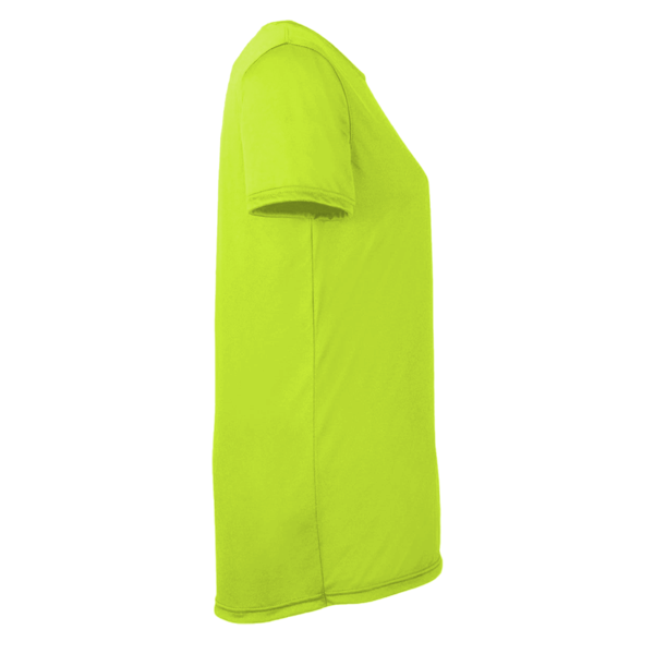Under Armour Women's Team Tech™ T-Shirt, High-Vis Yellow / Black, Right Sleeve view