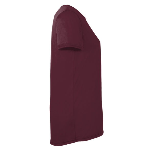 Under Armour Women's Team Tech™ T-Shirt, Maroon / White, Right Sleeve view