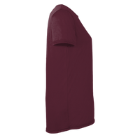 Under Armour Women's Team Tech™ T-Shirt, Maroon / White, Right Sleeve view