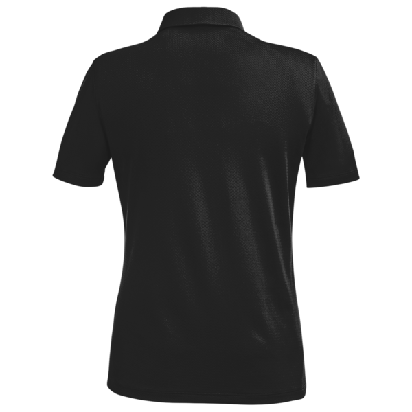 Under Armour Women's Tech™ Polo, Black / White, Back view