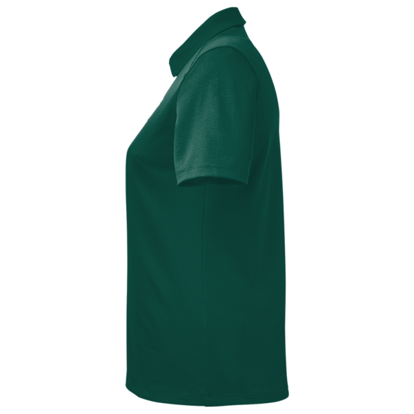 Under Armour Women's Tech™ Polo, Forest Green / White, Left Sleeve view