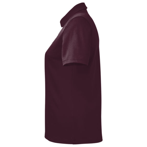Under Armour Women's Tech™ Polo, Maroon / White, Left Sleeve view