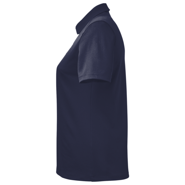 Under Armour Women's Tech™ Polo, Midnight Navy / White, Left Sleeve view