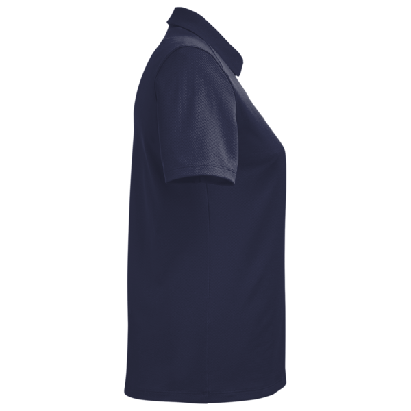 Under Armour Women's Tech™ Polo, Midnight Navy / White, Right Sleeve view