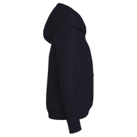 Under Armour Youth Rival Fleece Hooded Sweatshirt, Black / White, Right Sleeve view
