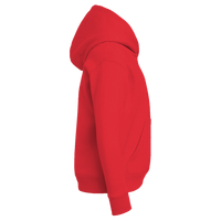 Under Armour Youth Rival Fleece Hooded Sweatshirt, Red / White, Right Sleeve view