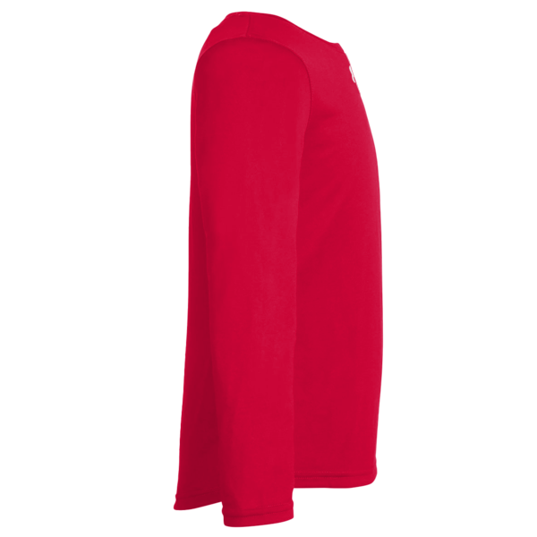 Under Armour Youth Tech™ Team Long Sleeve T-Shirt, Red / White, Right Sleeve view