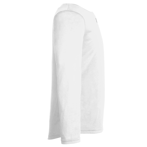Under Armour Youth Tech™ Team Long Sleeve T-Shirt, White / Mod Grey, Right Sleeve view