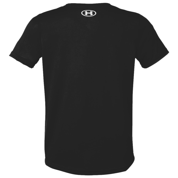 Under Armour Youth Tech™ Team T-Shirt, Black / White, Back view