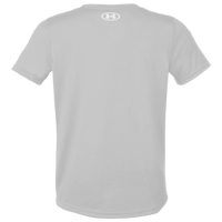 Under Armour Youth Tech™ Team T-Shirt, Mod Grey Light Heather / White, Back view