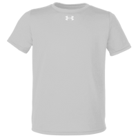 Under Armour Youth Tech™ Team T-Shirt, Mod Grey Light Heather / White, Front view