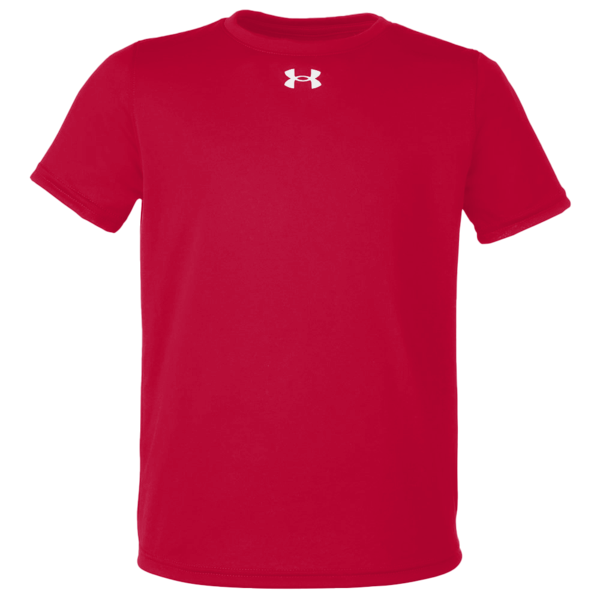 Under Armour Youth Tech™ Team T-Shirt, Red / White, Front view
