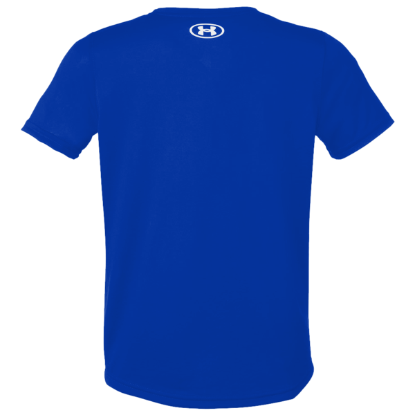 Under Armour Youth Tech™ Team T-Shirt, Royal / White, Back view