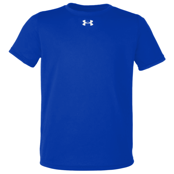 Under Armour Youth Tech™ Team T-Shirt, Royal / White, Front view