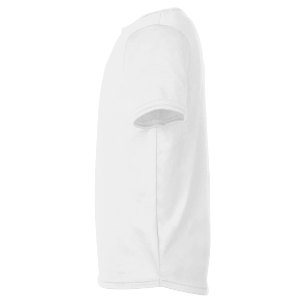 Under Armour Youth Tech™ Team T-Shirt, White / Mod Grey, Left Sleeve view
