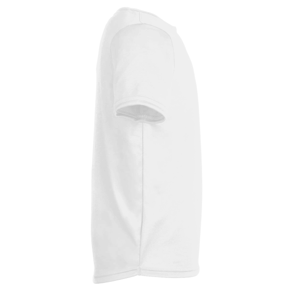 Under Armour Youth Tech™ Team T-Shirt, White / Mod Grey, Right Sleeve view