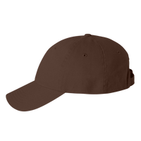 Valucap Bio-Washed Classic Dad Hat, Brown / Brown / Brown, Left Side view
