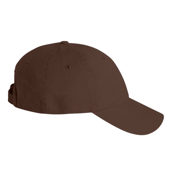 Valucap Bio-Washed Classic Dad Hat, Brown / Brown / Brown, Right Side view