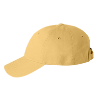 Valucap Bio-Washed Classic Dad Hat, Butter / Butter / Butter, Left Side view