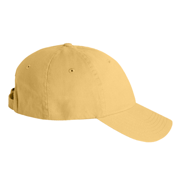 Valucap Bio-Washed Classic Dad Hat, Butter / Butter / Butter, Right Side view