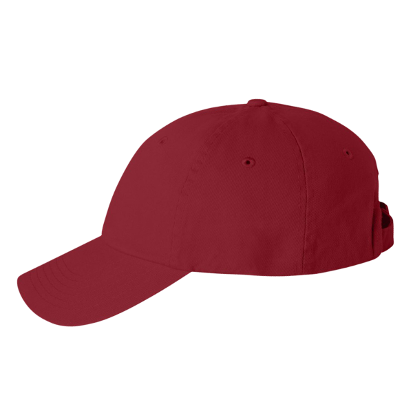 Valucap Bio-Washed Classic Dad Hat, Cardinal / Cardinal / Cardinal, Left Side view
