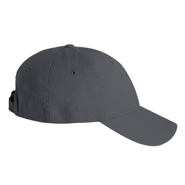 Valucap Bio-Washed Classic Dad Hat, Charcoal / Charcoal / Charcoal, Right Side view