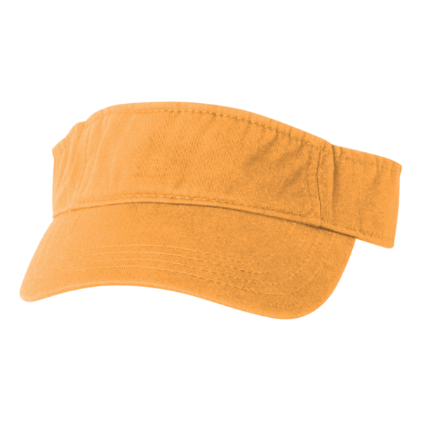 Valucap Bio-Washed Visor, Gold / Gold, Front view