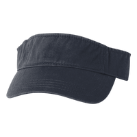 Valucap Bio-Washed Visor, Navy / Navy, Front view