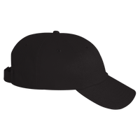 Valucap Brushed Twill Cap, Black, Right Side view