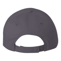Valucap Brushed Twill Cap, Charcoal, Back view