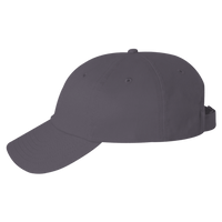 Valucap Brushed Twill Cap, Charcoal, Left Side view