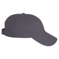 Valucap Brushed Twill Cap, Charcoal, Right Side view