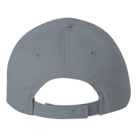 Valucap Brushed Twill Cap, Dark Grey, Back view