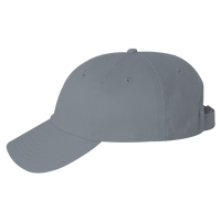 Valucap Brushed Twill Cap, Dark Grey, Left Side view