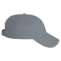 Valucap Brushed Twill Cap, Dark Grey, Right Side view