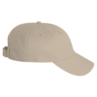 Valucap Brushed Twill Cap, Khaki, Right Side view