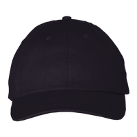 Valucap Brushed Twill Cap, Navy, Front view