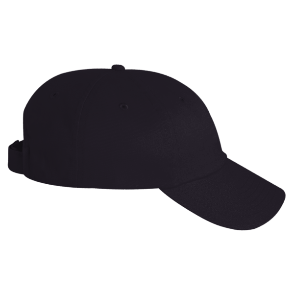 Valucap Brushed Twill Cap, Navy, Right Side view