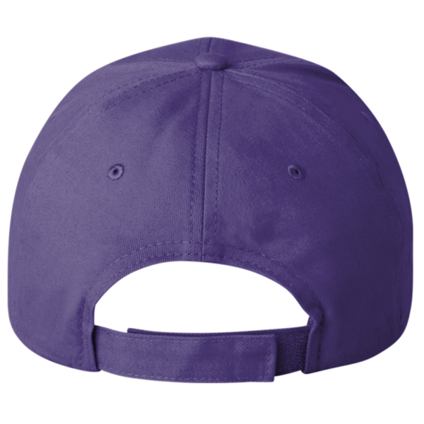 Valucap Chino Cap, Purple, Back view