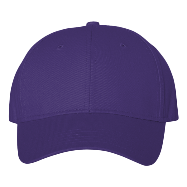 Valucap Chino Cap, Purple, Front view