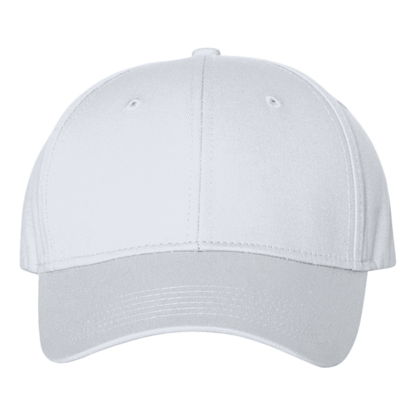 Valucap Chino Cap, White, Front view