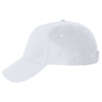 Valucap Chino Cap, White, Left view