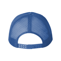 Valucap Foam Mesh-Back Trucker Cap, Royal / Royal / Royal, Back view