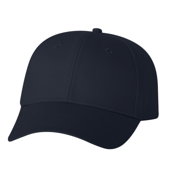 Valucap Lightweight Twill Cap, Navy, Front view