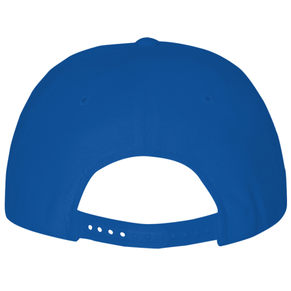 Valucap Lightweight Twill Cap, Royal Blue, Back view