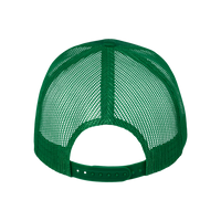 Valucap Mesh-Back Twill Trucker Cap, Kelly / Kelly / Kelly, Back view