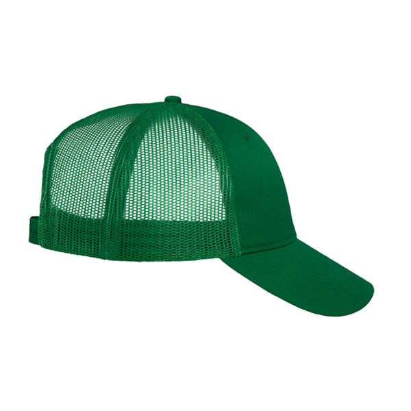 Valucap Mesh-Back Twill Trucker Cap, Kelly / Kelly / Kelly, Right Side view