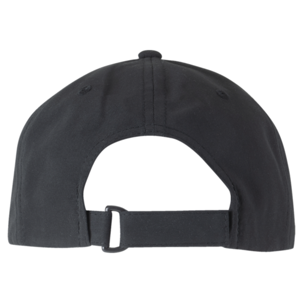 Valucap Performance Microfiber Cap, Black, Back view