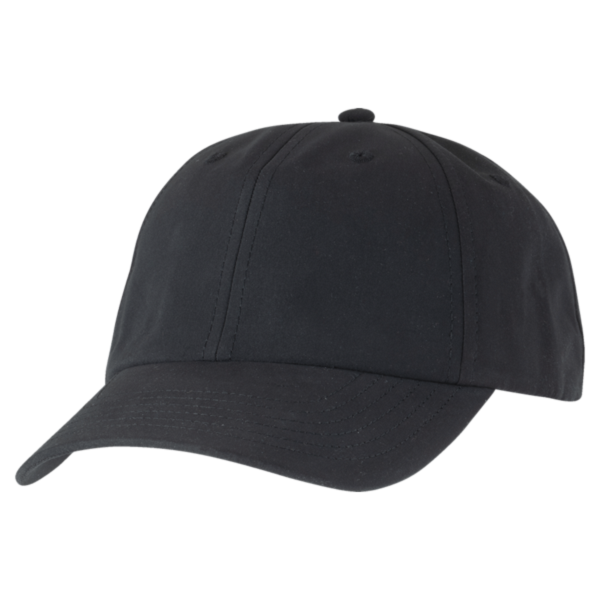 Valucap Performance Microfiber Cap, Black, Front view