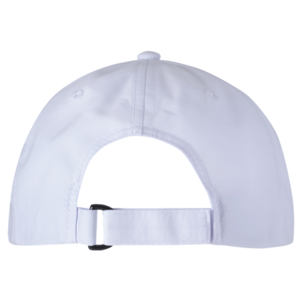 Valucap Performance Microfiber Cap, White, Back view
